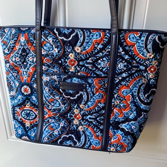 Vera Bradley Marrakesh Faux Leather trimmed tote - Picture 3 of 14